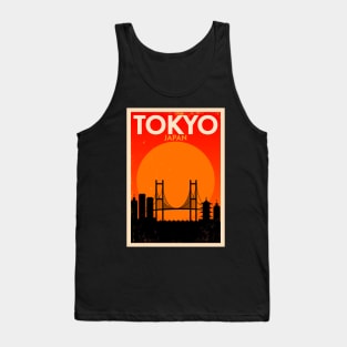 Tokyo Poster Design Tank Top